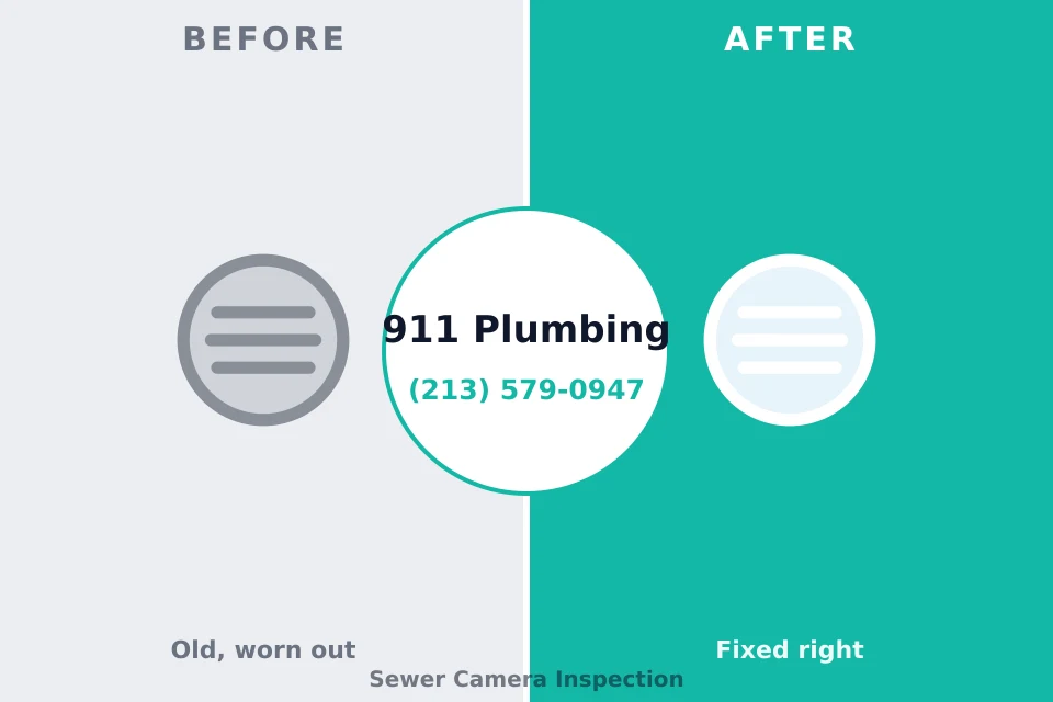 Before and after: plumbing company Courtland, MS